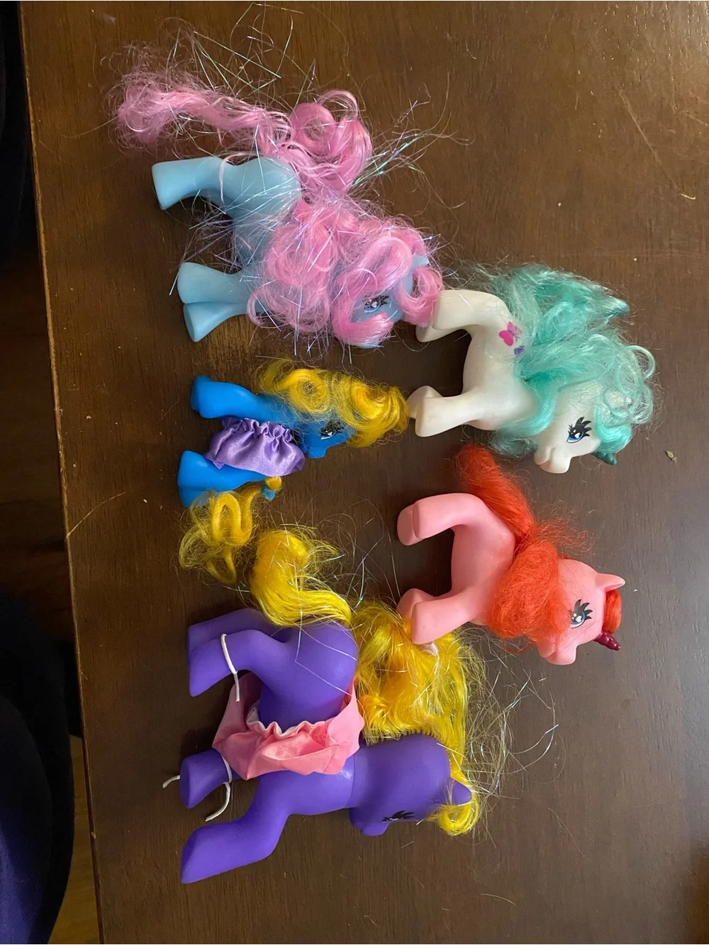 My Little Pony Set - Blue, Purple, Pink, White